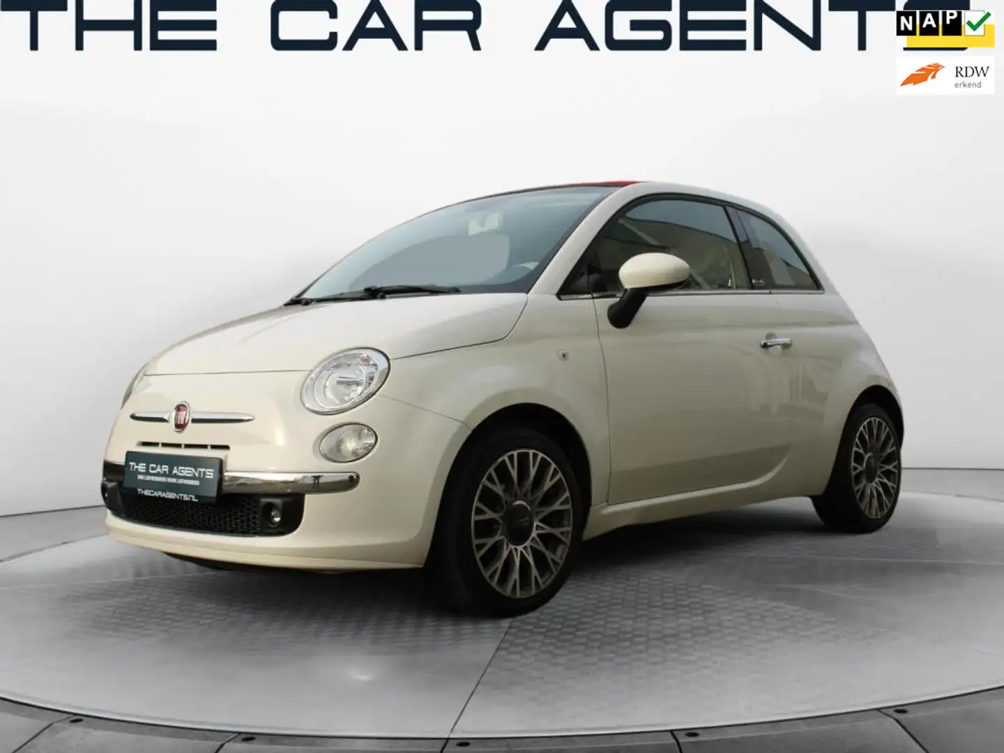 Fiat 500C 1.2 Pop Blanc - 1
