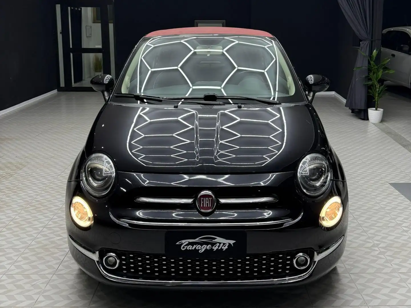 Fiat 500C 500 Cabrio 2016 1.2 Lounge 69cv Noir - 2