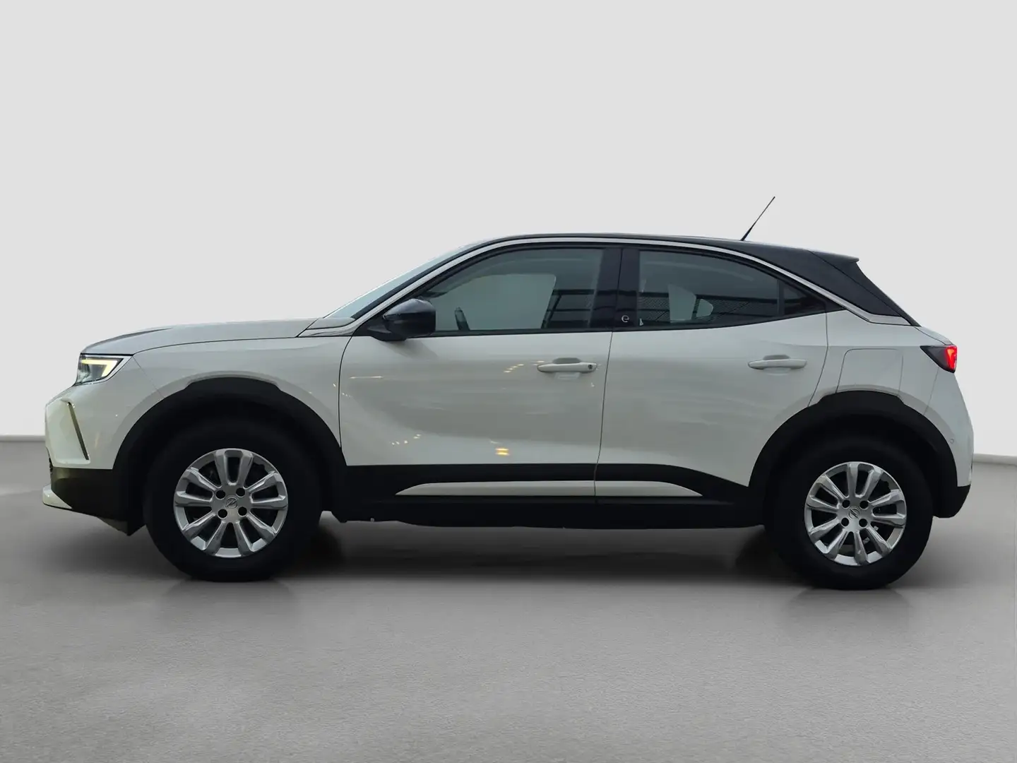 Opel Mokka-E Edition 50-kWh 11kw bl. Camera | zwart dak | Parke Blanc - 2