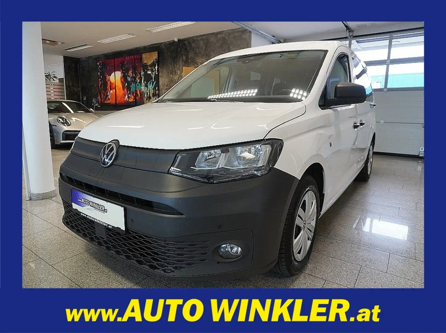 Volkswagen Caddy Kombi Maxi 2,0TDI Klima/Winterpaket Weiß - 1