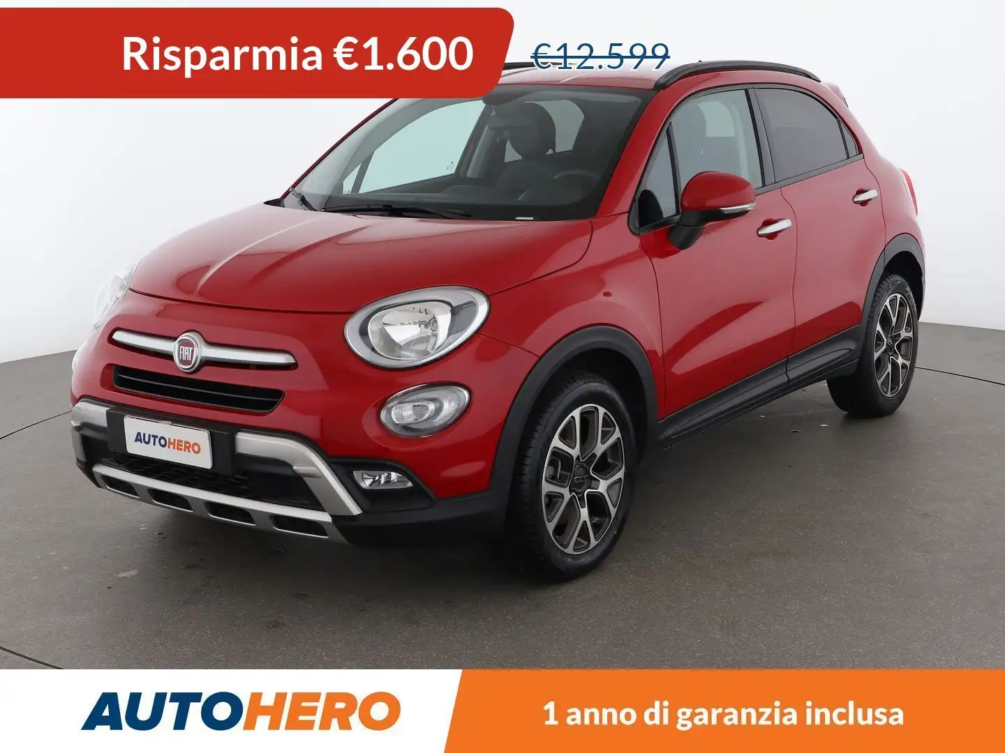 Fiat 500X 1.3 M-Jet Cross 95 CV Rouge - 1