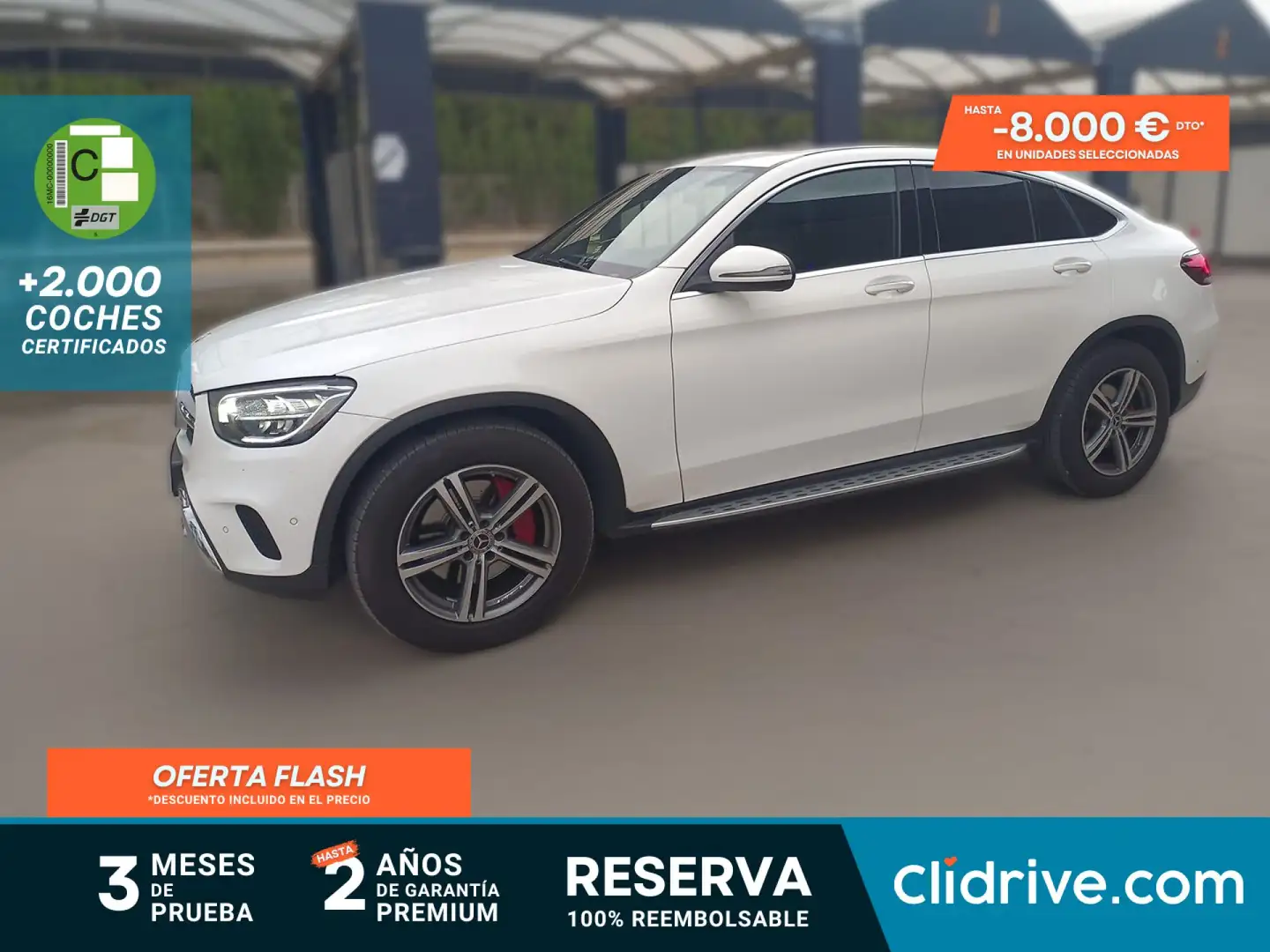Mercedes-Benz GLC 300 Coupé d 4MATIC Blanco - 1