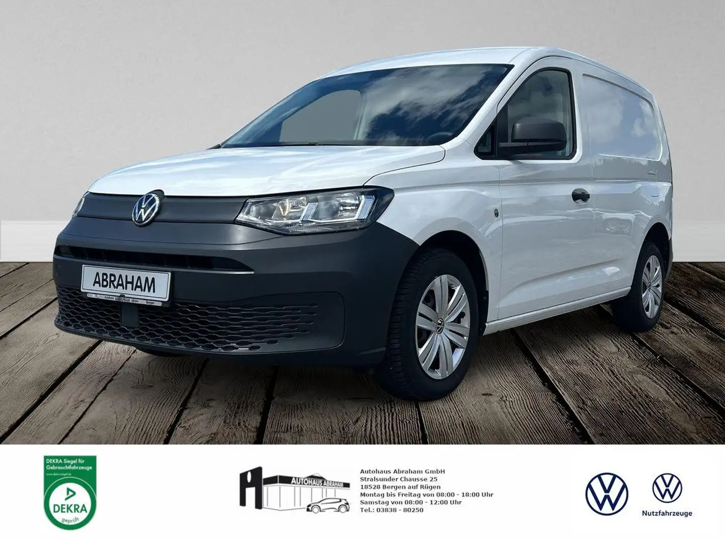 Volkswagen Caddy Cargo 2.0 TDI Weiß - 1