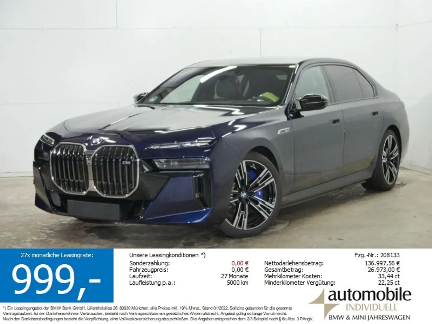BMW 223 i7 M70 xDrive NP 369.-€ Fond Entertainment Kék - 1