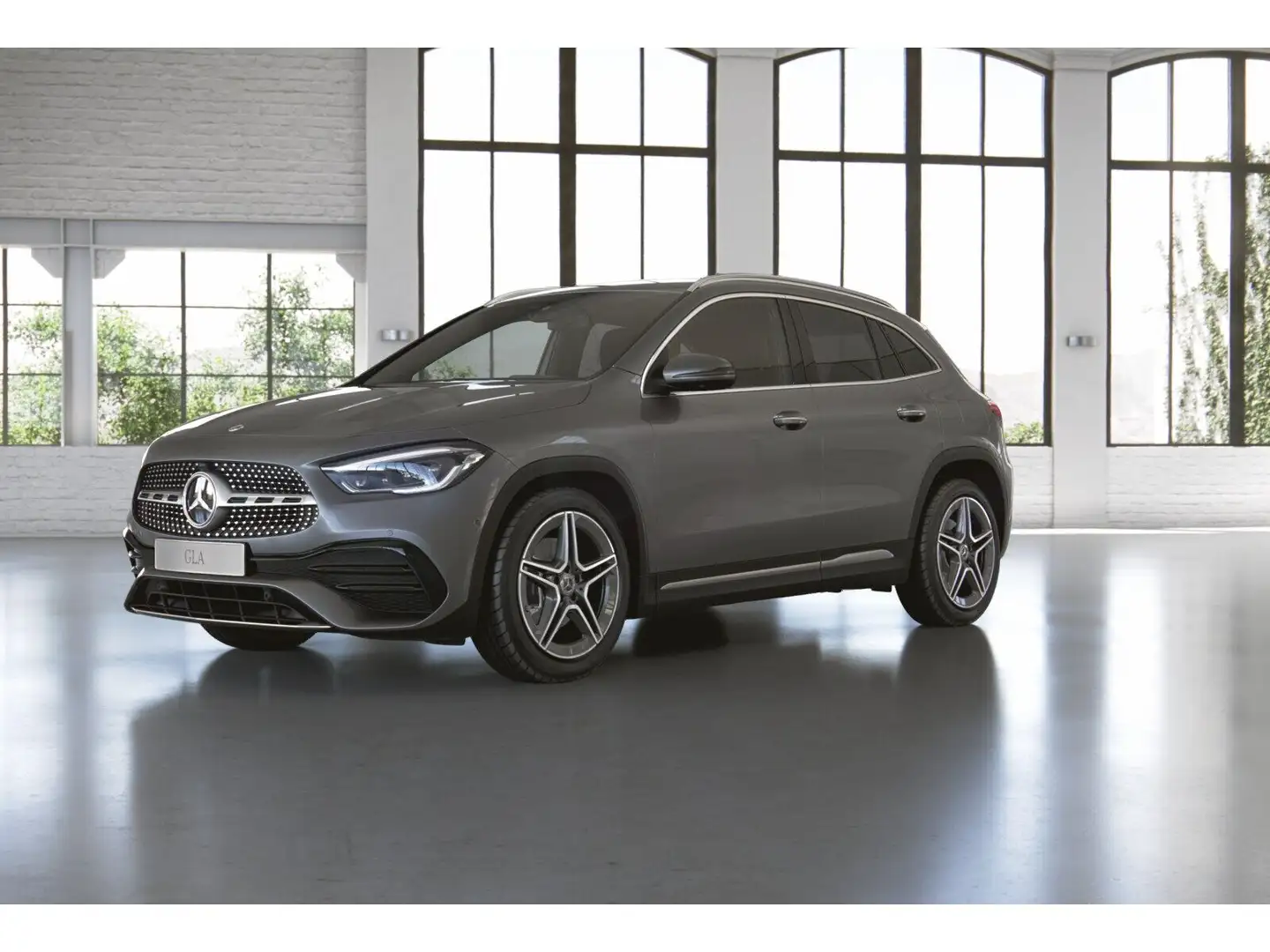 Mercedes-Benz GLA 220 d 4MATIC Distr PTS Navi AUT Wide Cam LED Grau - 2