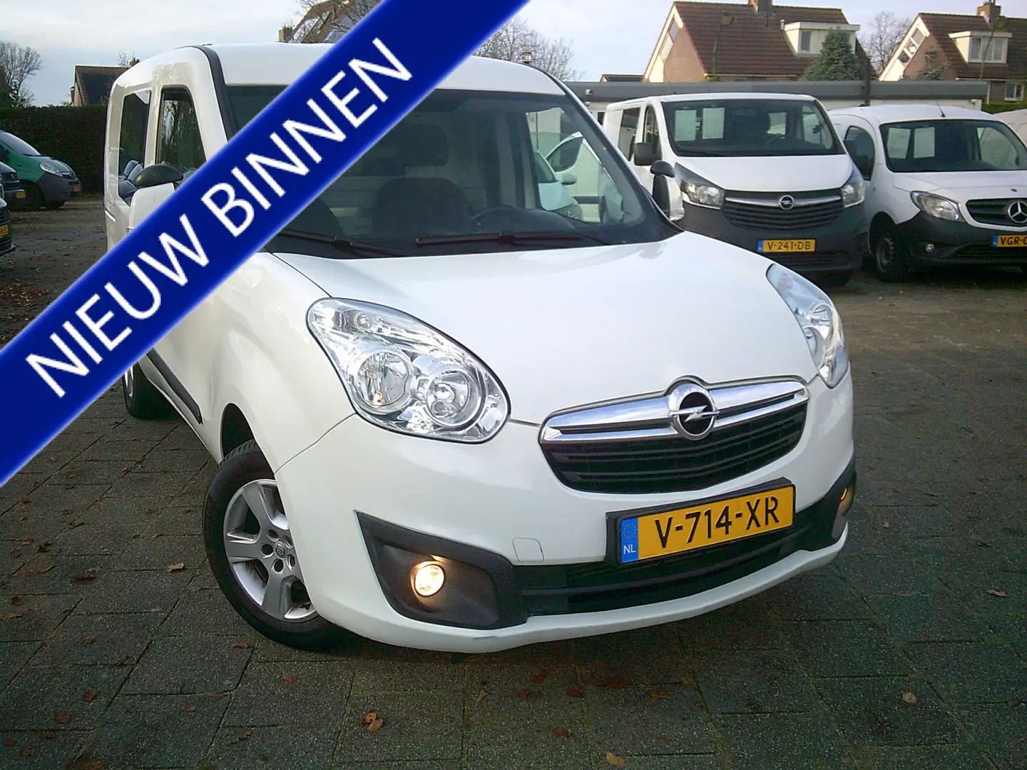 Opel Combo 1.3 CDTi L1H1 Sport VOORZIEN VAN AIRCO+CRUISE+LM V Wit - 1