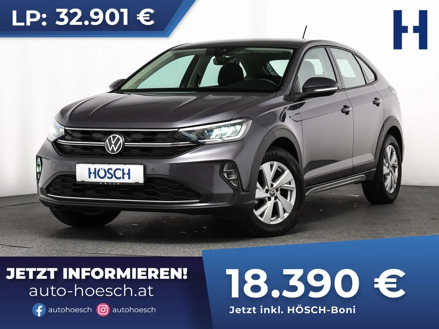 Volkswagen Taigo Life 1.0 TSI IQ.DRIVE DISCOVER CARPLAY WIE NEU Grau - 1