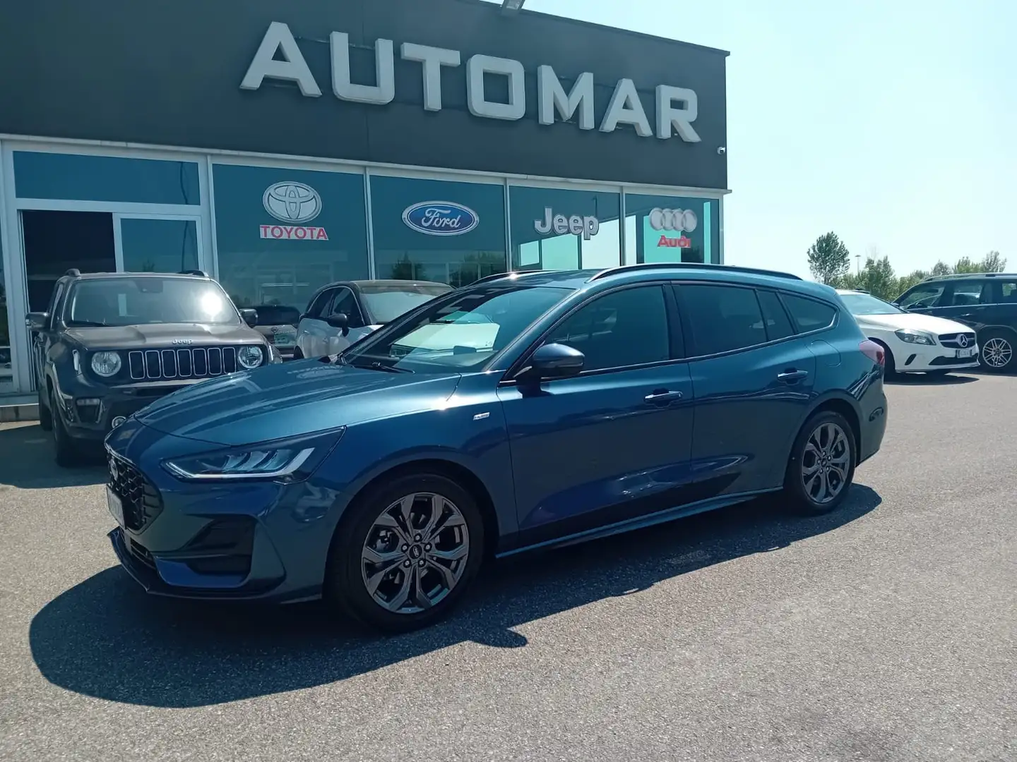 Ford Focus SW 1.0t ecoboost h ST-Line 125cv PREZZO VERO Blu/Azzurro - 1