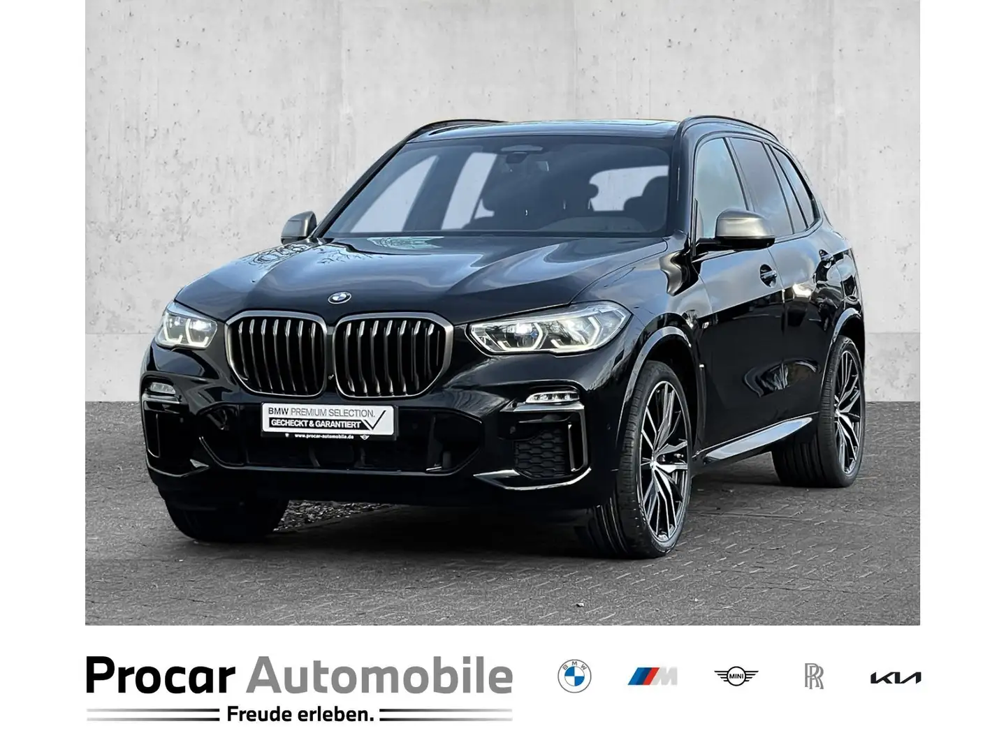 BMW X5 M 50d AHK+LASER+ACC+H/K+HUD+360°+22-ZOLL+PANO Noir - 1