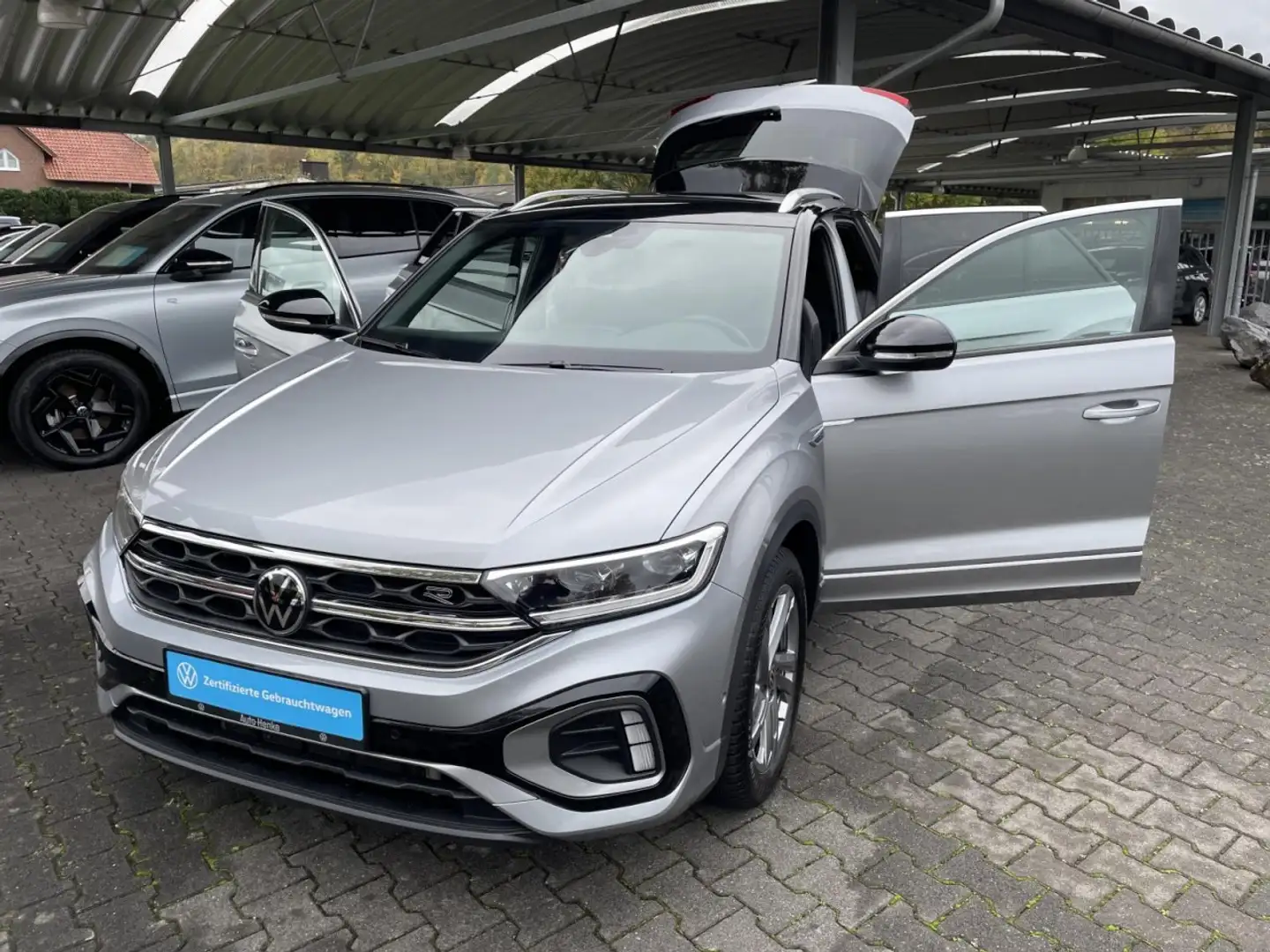 Volkswagen T-Roc 1.5 TSI DSG R-LINE + AHK + ACC + Garantie bis 02/2 Noir - 2