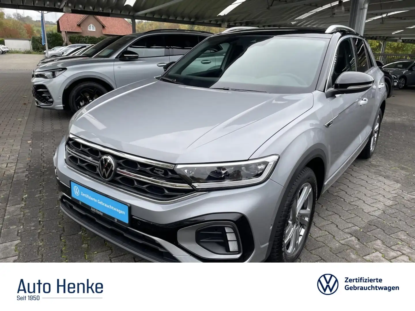 Volkswagen T-Roc 1.5 TSI DSG R-LINE + AHK + ACC + Garantie bis 02/2 Noir - 1