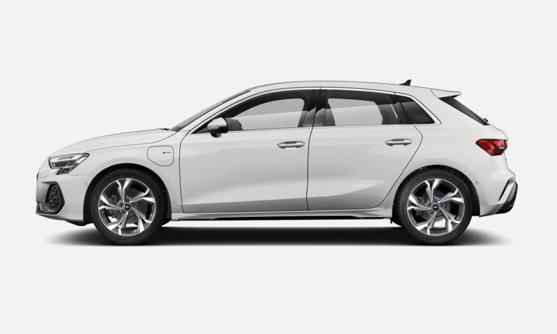 Audi A3 Sportback 40 TFSI e S line S tronic Blanc - 2