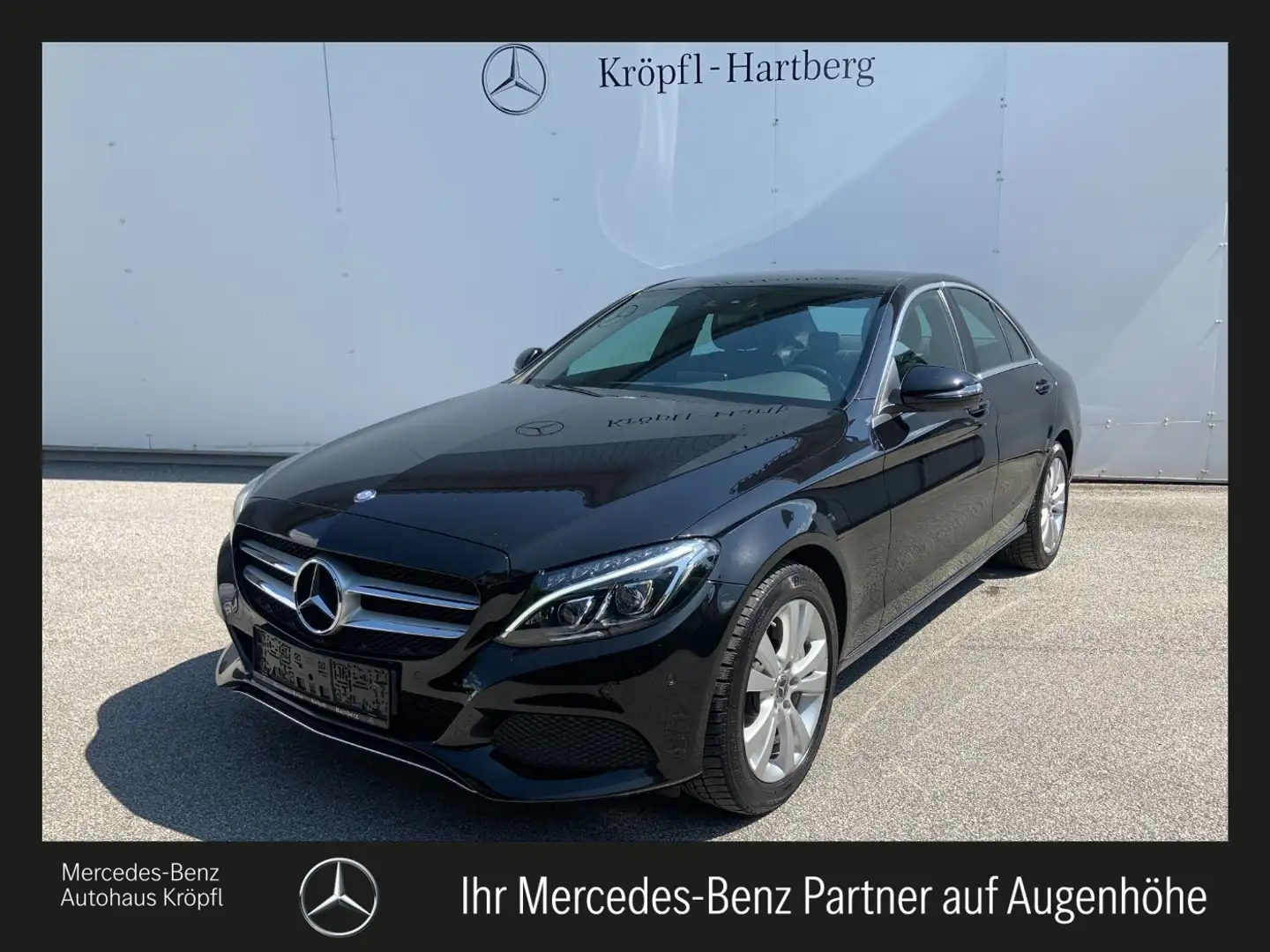 Mercedes-Benz C 350 e AIR Mbeam AUT RKam PTS Shz Ambi Klima Noir - 1
