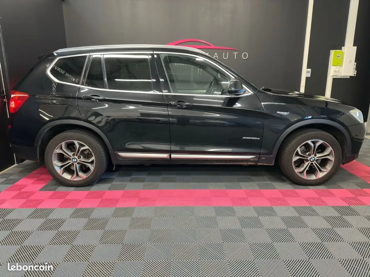 BMW X3 F25 LCI xDrive30d 258ch xLine A ORIGINE FRANCE SUIVI COMPLET TOIT OUVRANT Zwart - 2