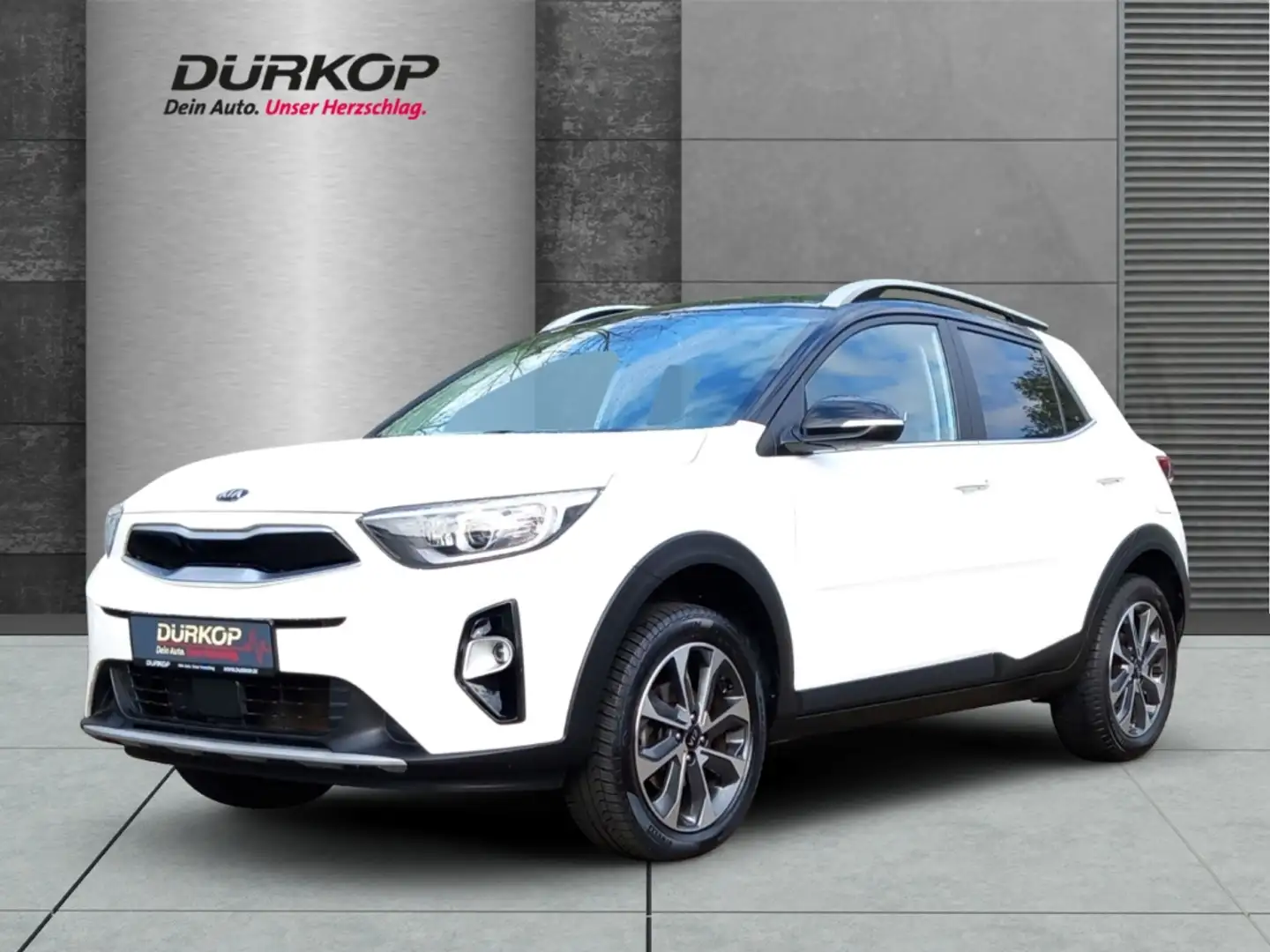 Kia Stonic Spirit 1.4 Navi Klimaaut. Technologie-Paket Drive- Wit - 1