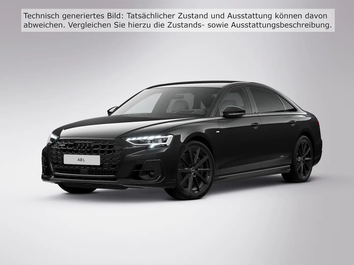 Audi A8 Lang 60 TFSI quattro S line Aktivfahrwerk Schwarz - 2