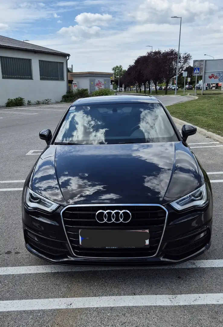 Audi A3 1,8 TFSI Ambition 8V S-line, Leder Milano, B&O,etc Schwarz - 1