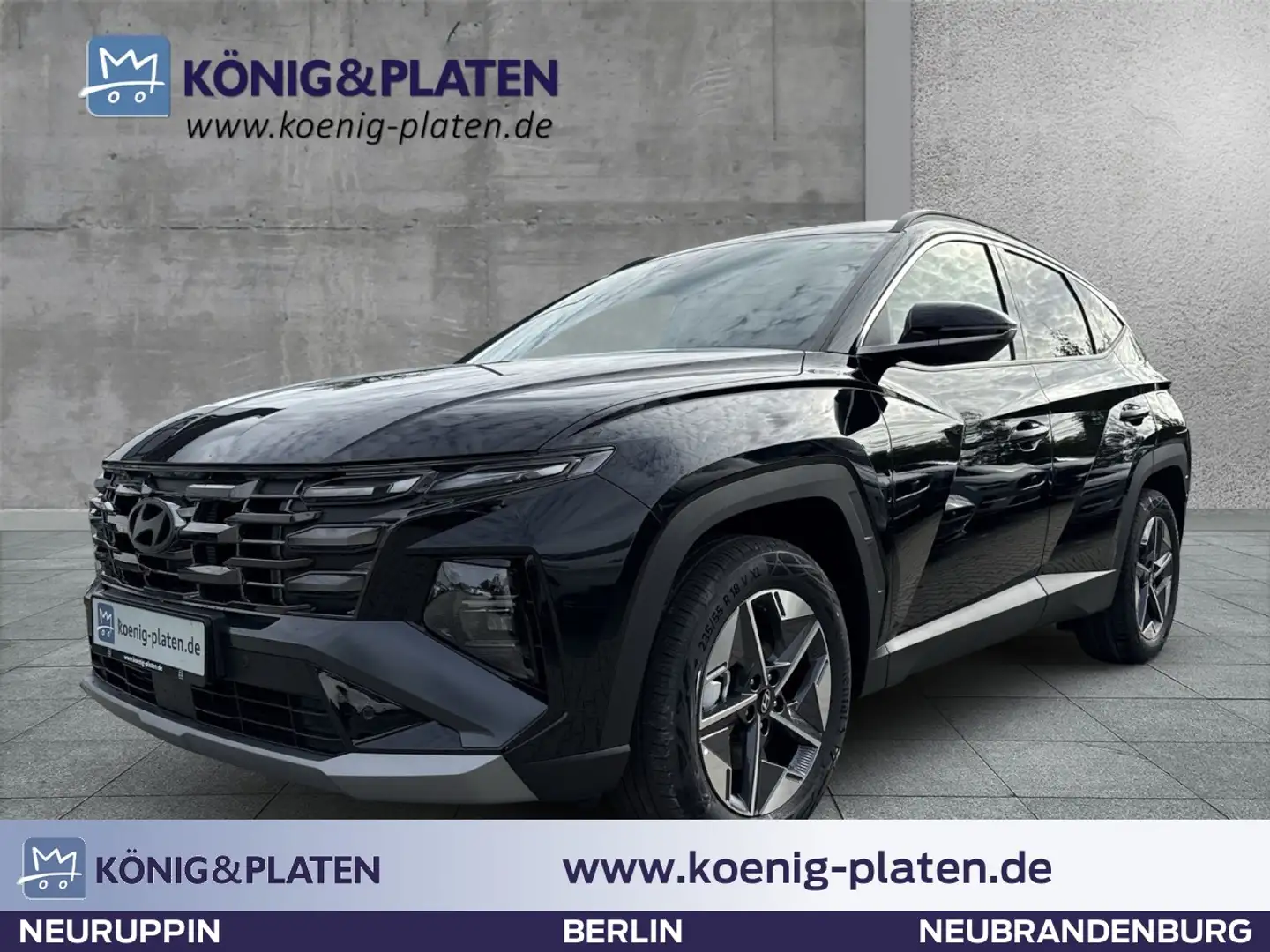 Hyundai TUCSON FL 1.6 T-GDi (160 PS) 48V 7-DCT 2WD TREND Klima Schwarz - 1
