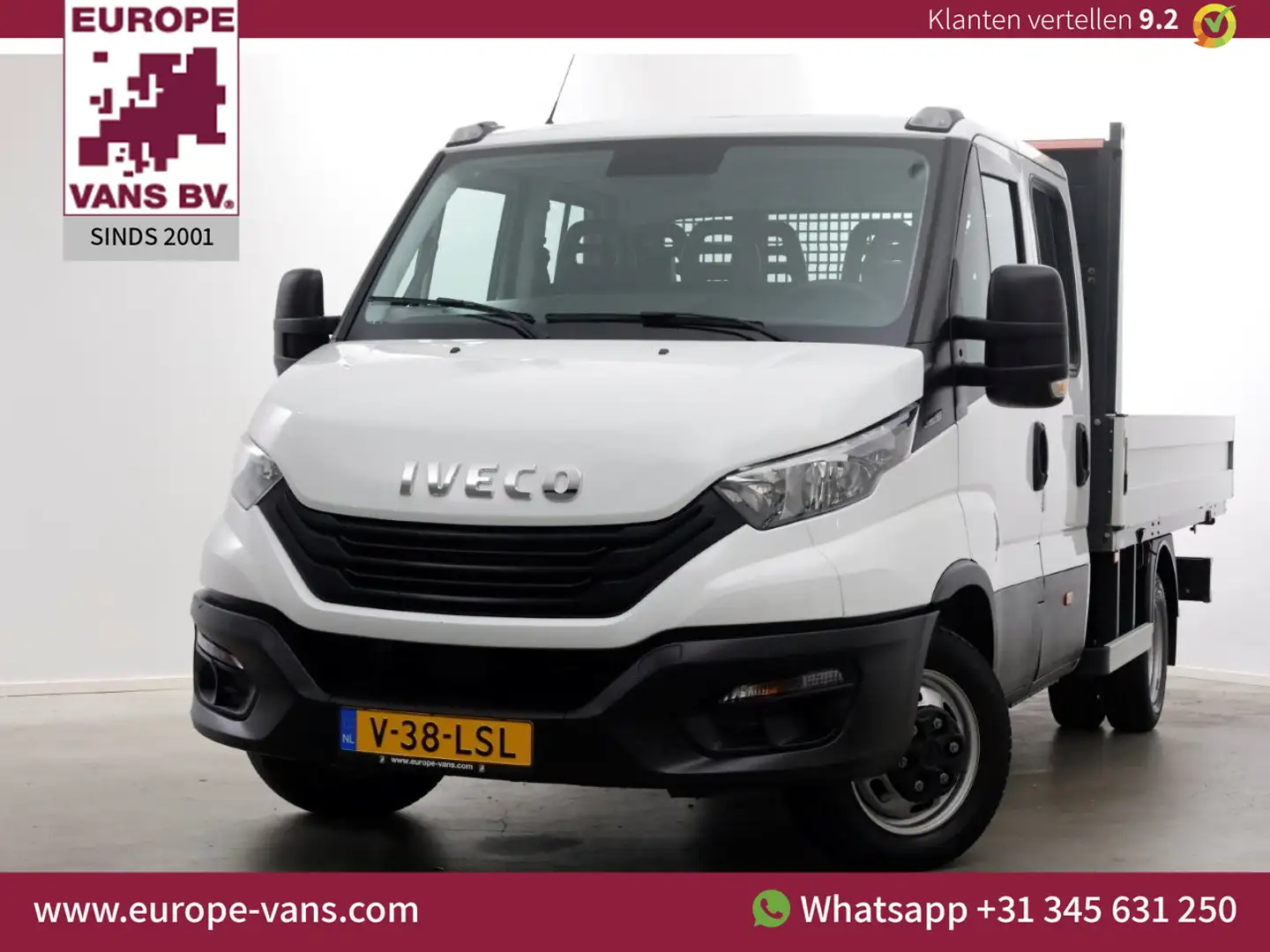 Iveco Daily 35C14 136pk E6 Open Laadbak D.C. Trekhaak 3500kg 0 Wit - 1