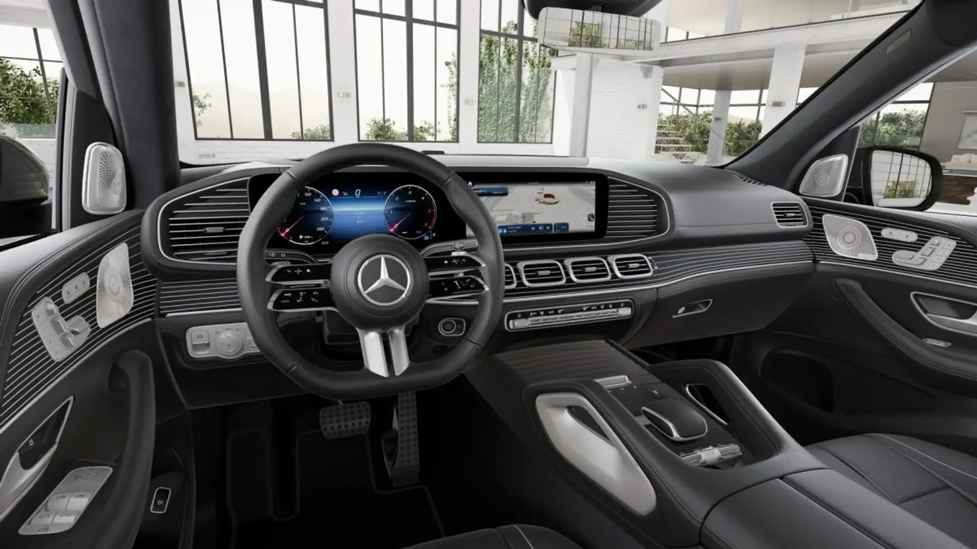 Mercedes-Benz GLS 450 d 4M AMG Line Ultimate Fond-Tablet Shzg. Standheiz Schwarz - 2
