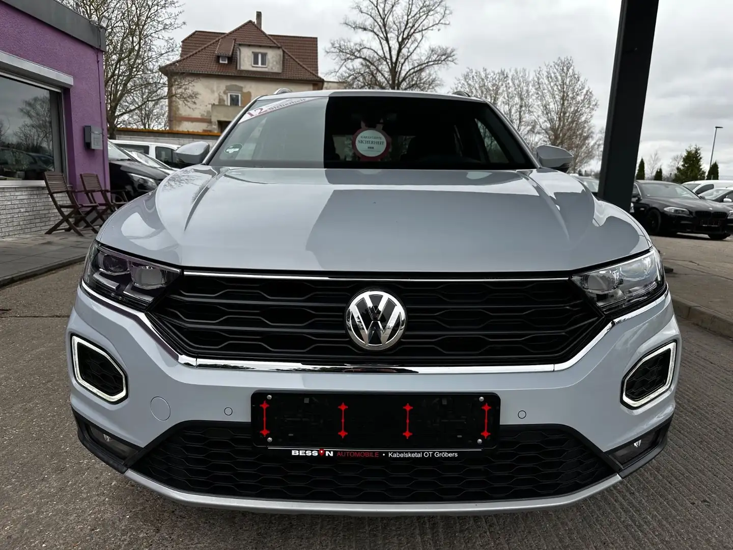 Volkswagen T-Roc Sport 4Motion 2.0 tsi "HU/AU NEU+GARANTIE" Plateado - 2