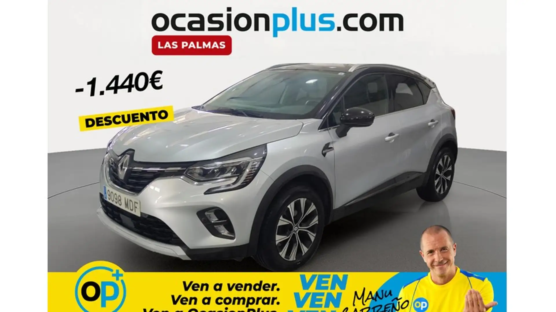 Renault Captur TCe Techno 67kW Gris - 1
