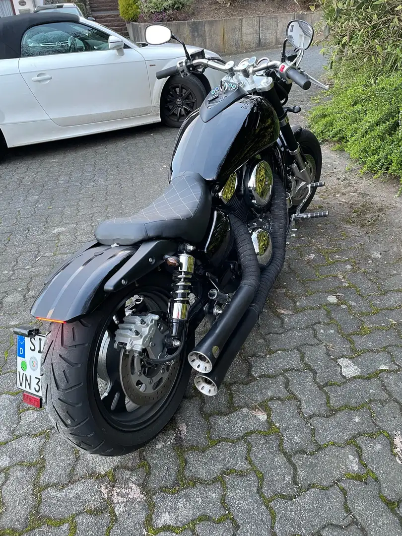 Kawasaki VN 1600 Mean Streak Optik Harley Fat Bob Negro - 2