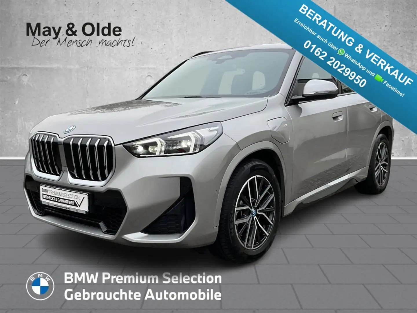BMW X1 xDrive25e M Sportpaket Navi Soundsystem LED el-HK Grau - 1
