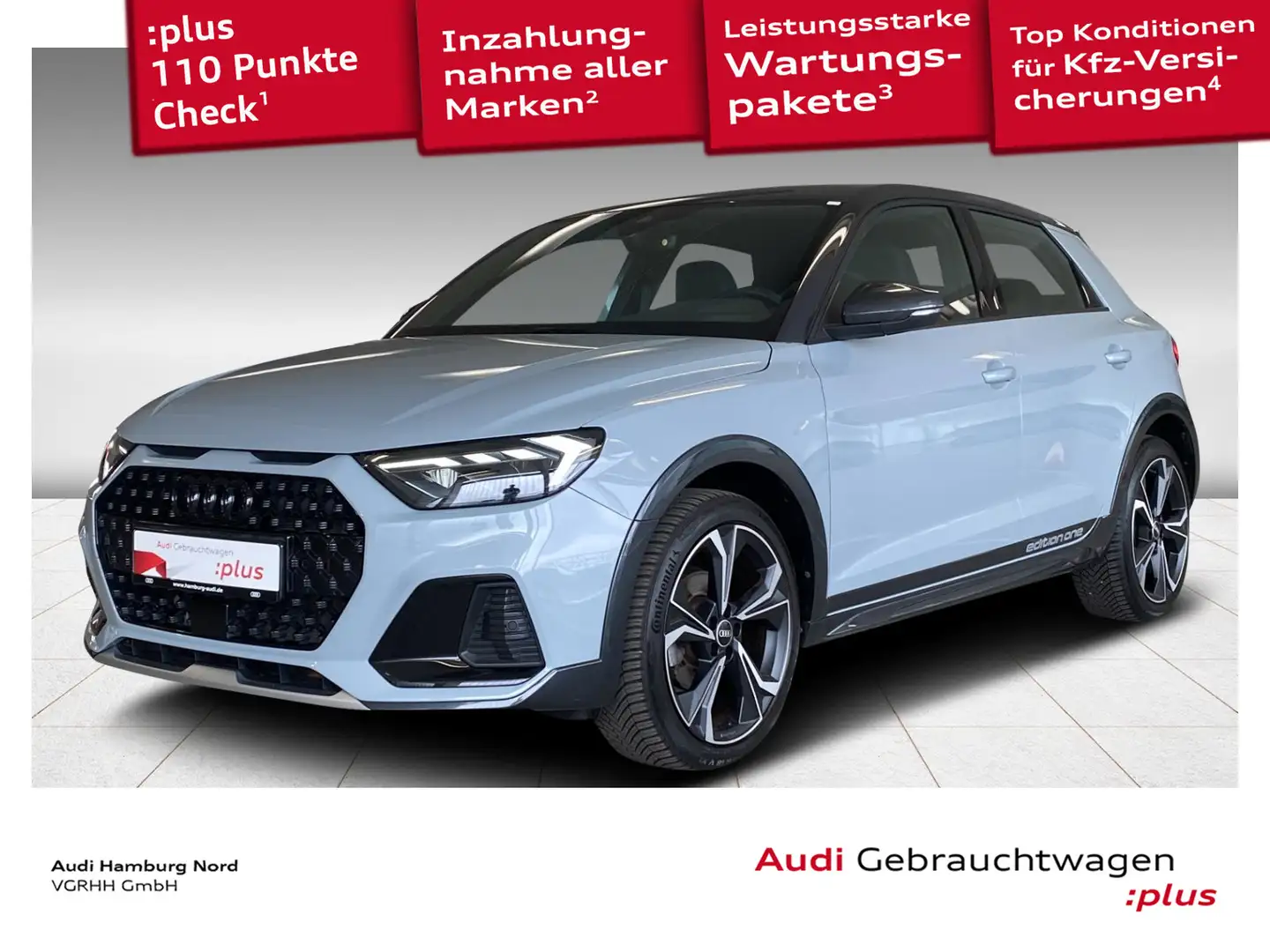 Audi A1 30 TFSI citycarver edition one S tronic ACC Grijs - 1