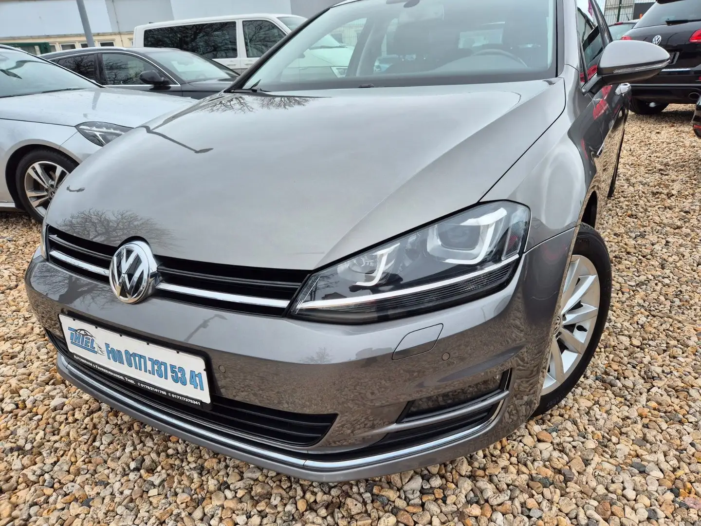 Volkswagen Golf VII Lim. Lounge BMT Xen PDC Sitz Hz. Grijs - 2