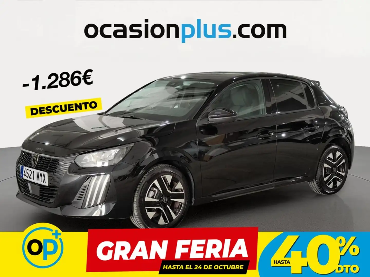 Peugeot 208 1.2 Puretech S&S Allure 100 Negro - 1