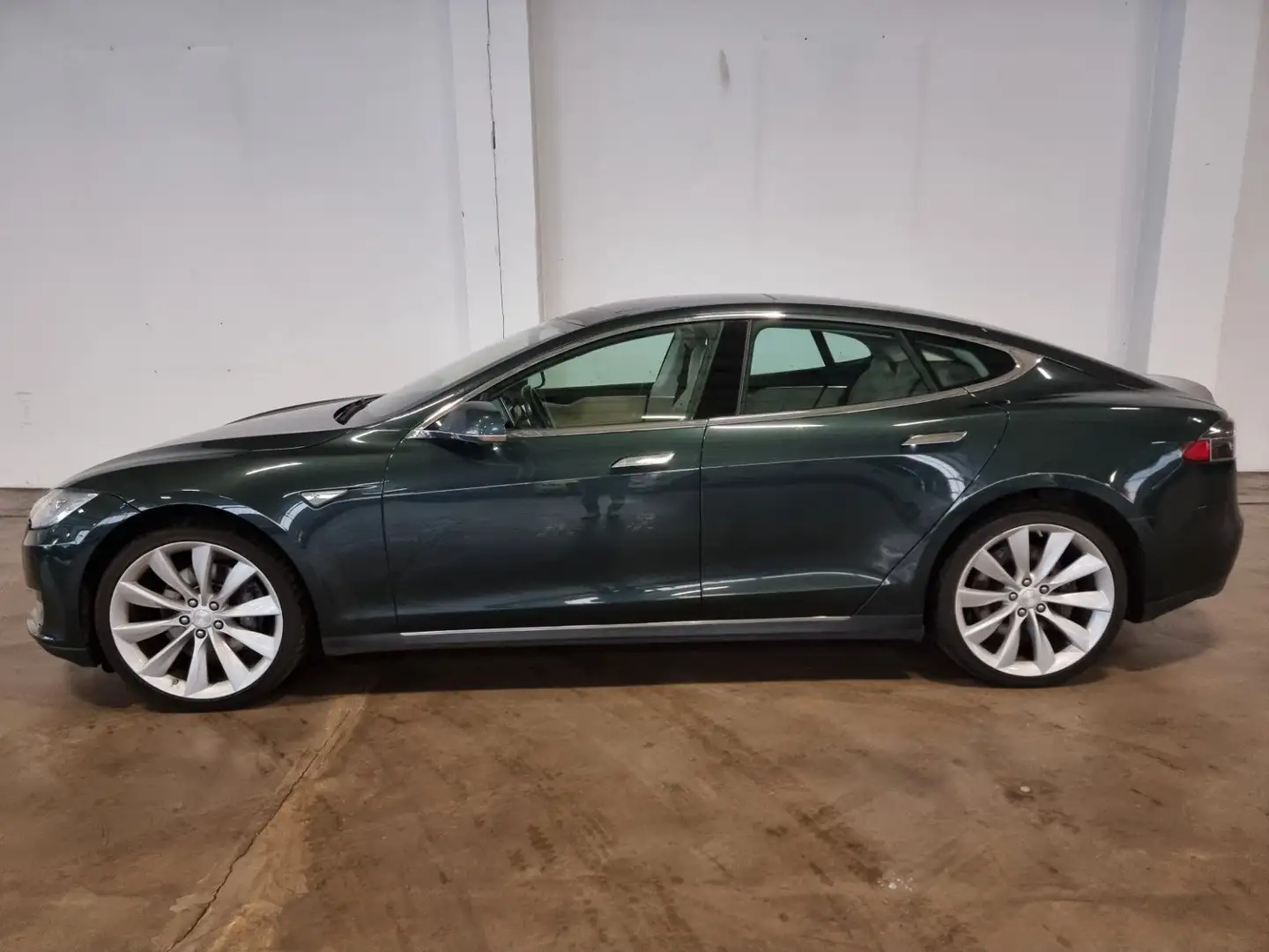 Tesla Model S 85 Basis "Gratis Supercharger-Nutzung" Yeşil - 2