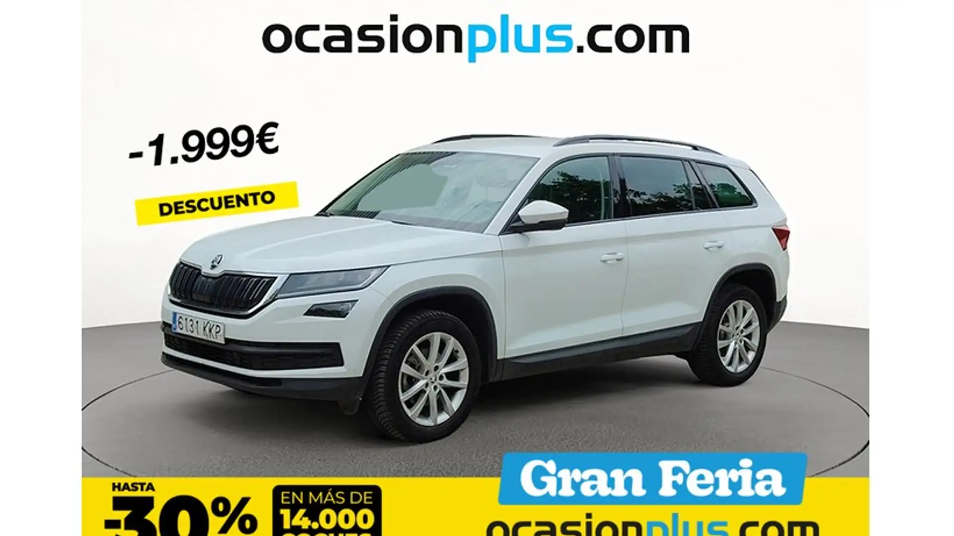 Skoda Kodiaq 2.0TDI AB tech Ambition 4x2 DSG 110kW Blanco - 1