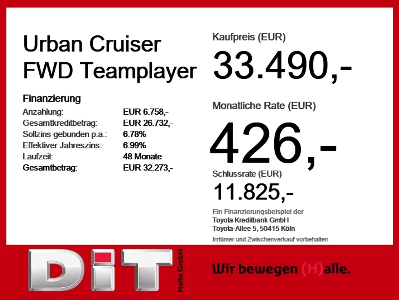 Toyota Urban Cruiser FWD Teamplayer Klima Kamera Sitzhzg 3