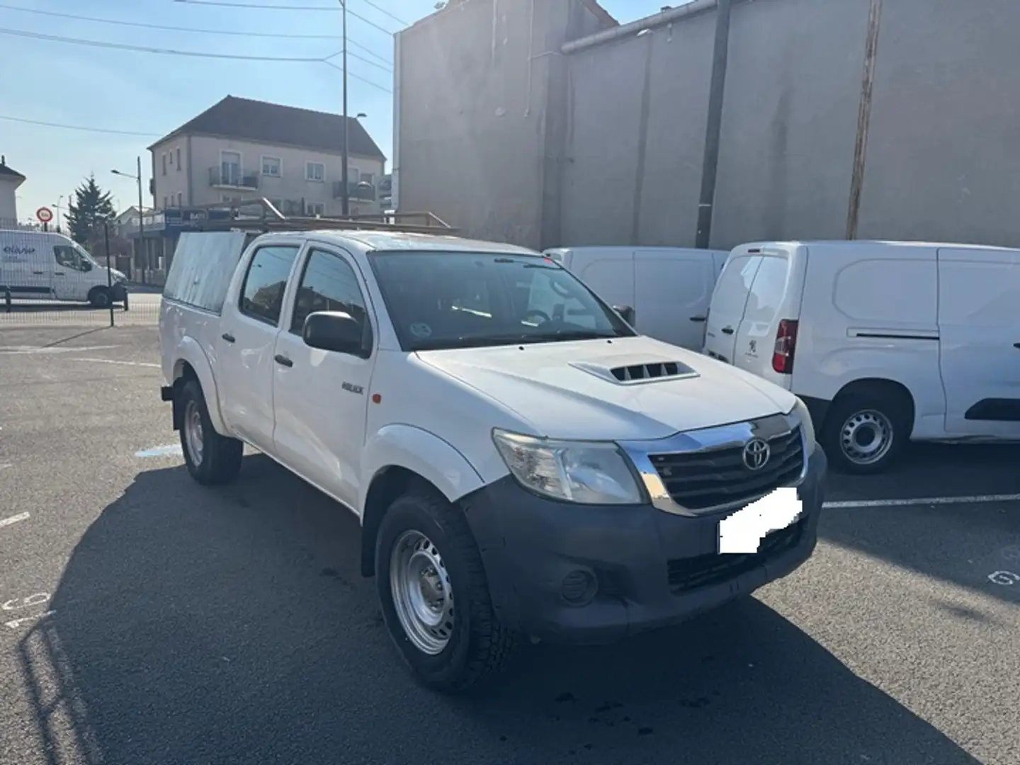 Toyota Hilux 2.5 DOUBLE CABINE 144 4X4 Blanc - 2