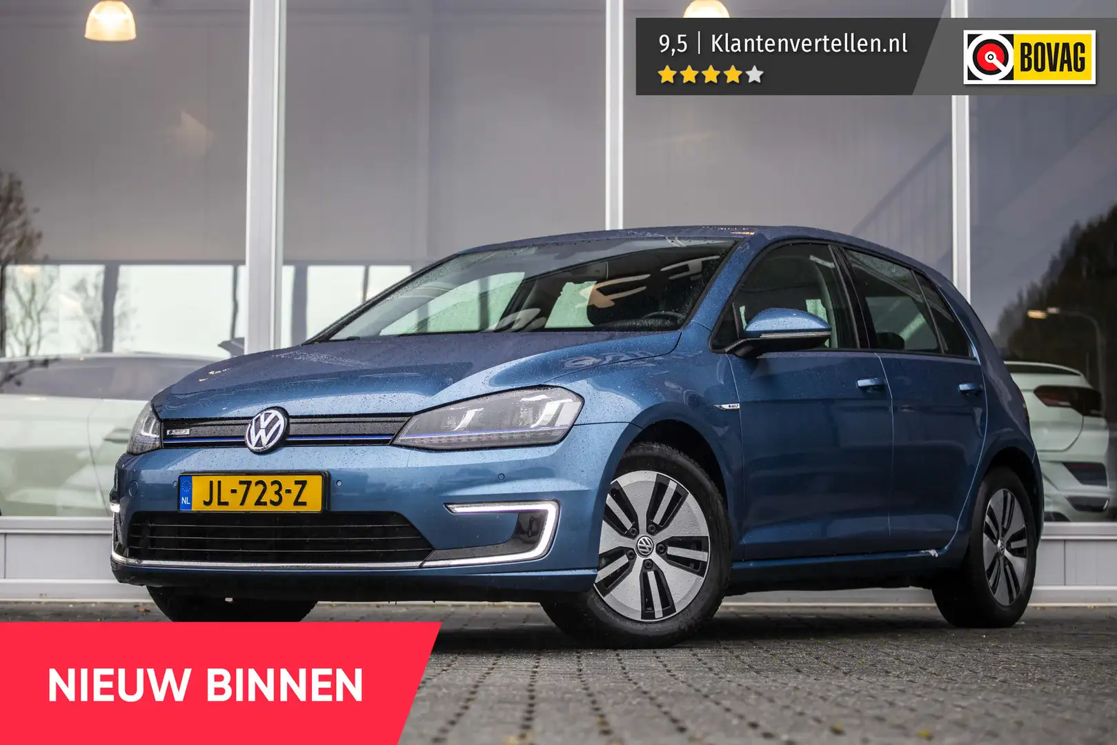 Volkswagen e-Golf e-Golf NL Auto | LED | Park. sens. V + A | Blauw - 1