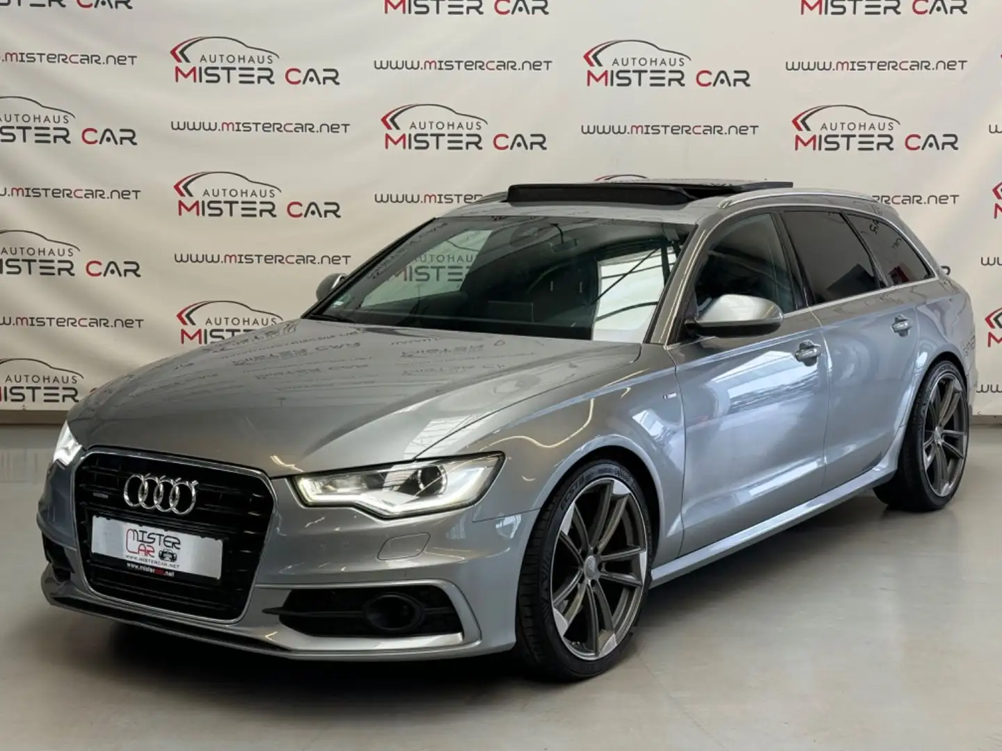 Audi A6 3.0TDI quattro S LINE ACC/PANO/AHK/STANDH/20 Grau - 1