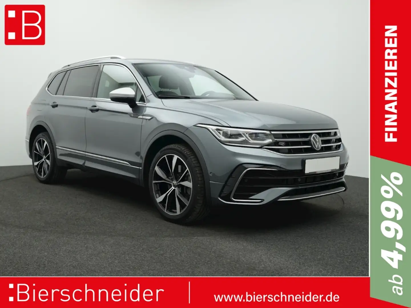 Volkswagen Tiguan Allspace 2.0 TDI DSG 4Mo. R-Line 7-SITZE AHK NAVI KAMERA 20 Grau - 1