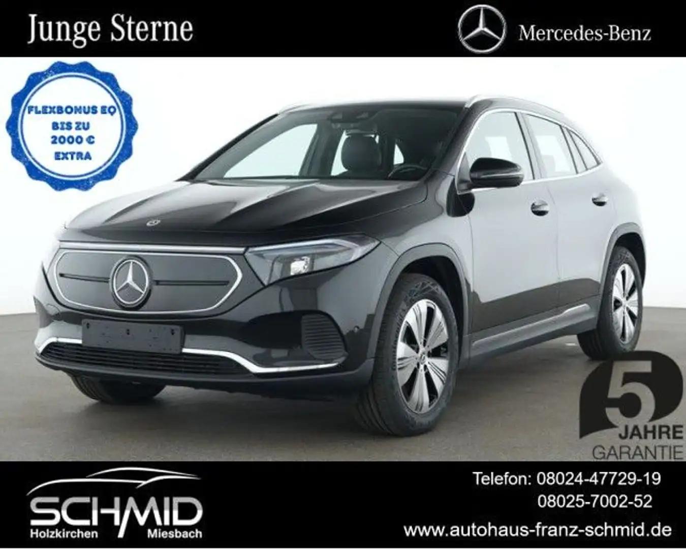 Mercedes-Benz EQA 300 4M Advanced MBUX AR LED Kamera SpurW Schwarz - 1
