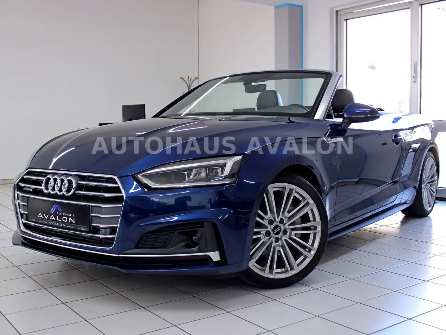 Audi A5 3.0 TDI Cab. S-LINE~ACC~LED~B&O~VIRT.-CO~19'' Azul - 1