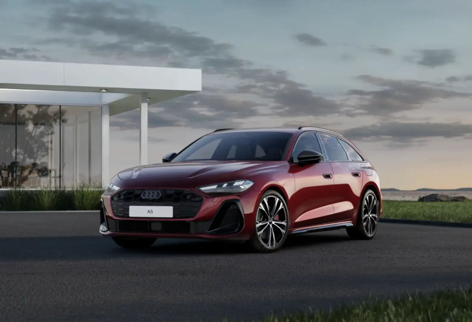 Audi A5 Avant e-hybrid Black line quattro S tronic 220kW Rojo - 1