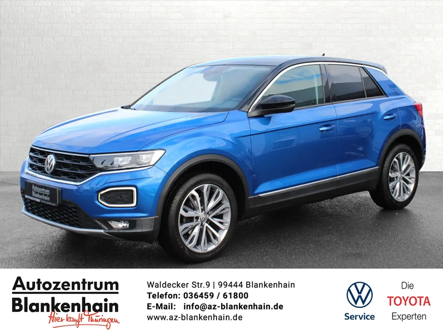 Volkswagen T-Roc 1,5 TSI Style DSG*Navi*Totwinkel*LED Blau - 1