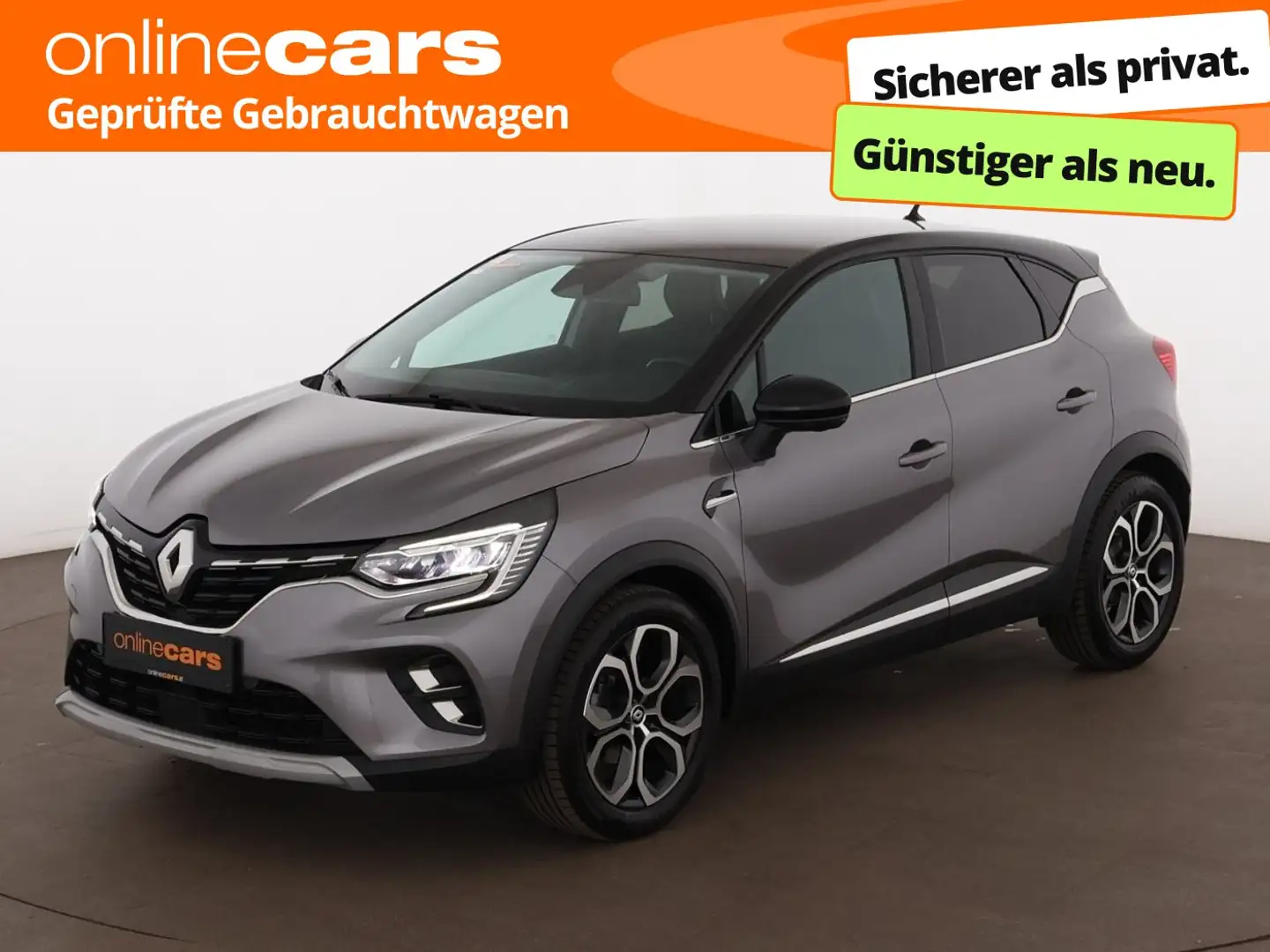 Renault Captur II 1.3 TCe 140 Aut LED 360-CAM NAVI SITZHZ Grau - 1