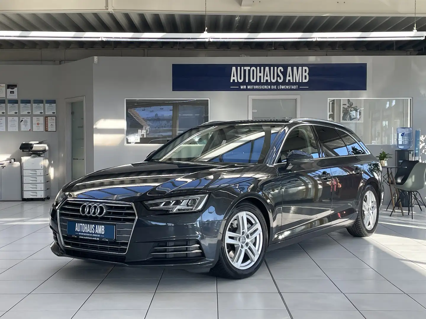 Audi A4 3.0 TDI Aut. Sport Virtual Tacho B&O Voll-LED Grau - 1