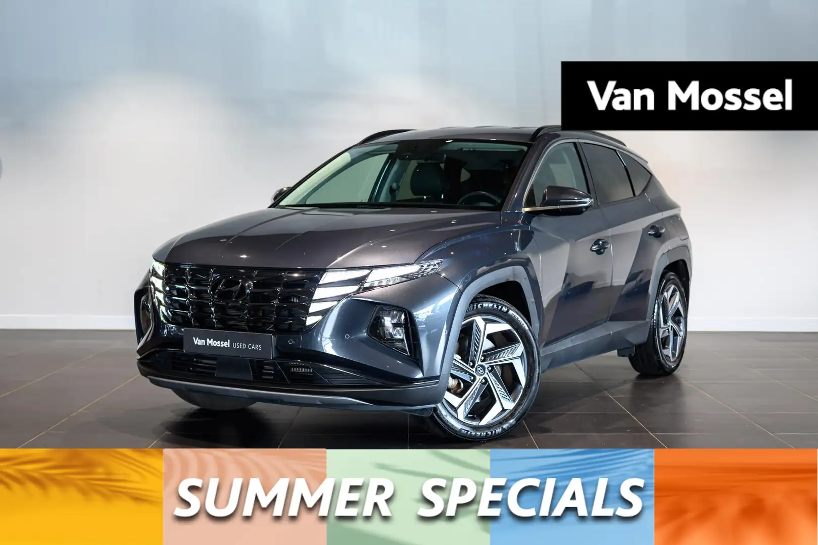Hyundai TUCSON 1.6 T-GDi HEV Hybrid 4x4 Techno Grigio - 1