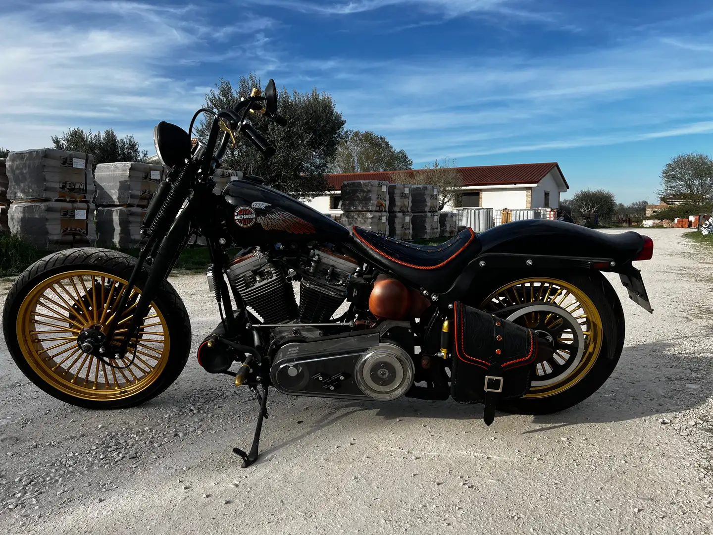Harley-Davidson Softail Springer FXSTS Zwart - 1