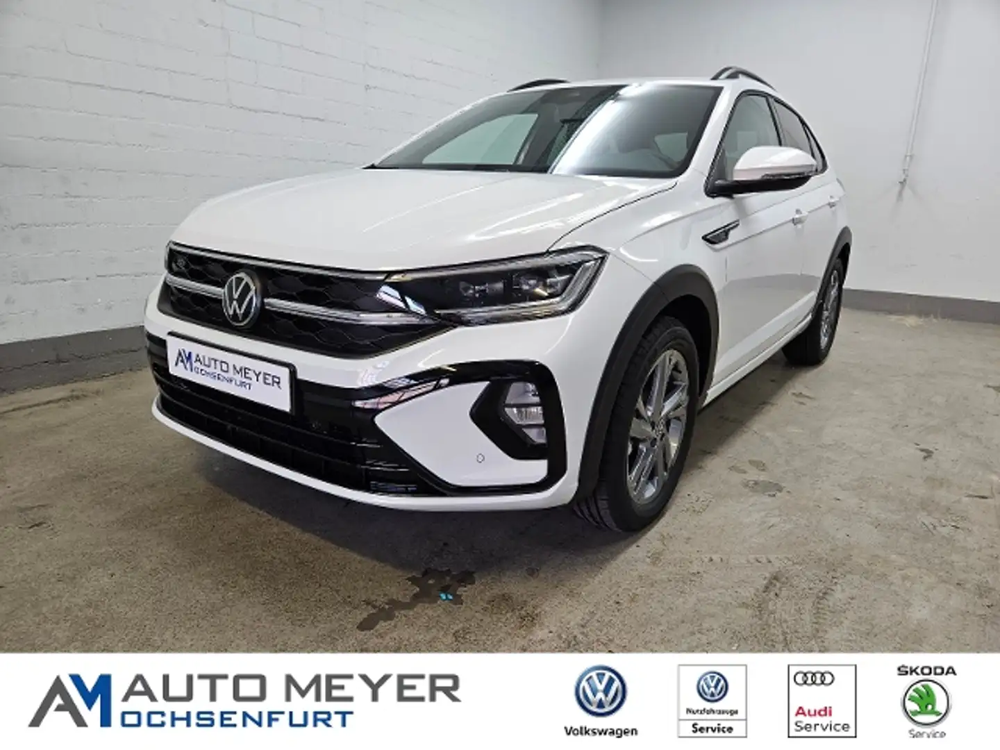 Volkswagen Taigo R-Line 1.0 TSI DSG AHK Navi Rückfahrkamera IQ.Dri Weiß - 1