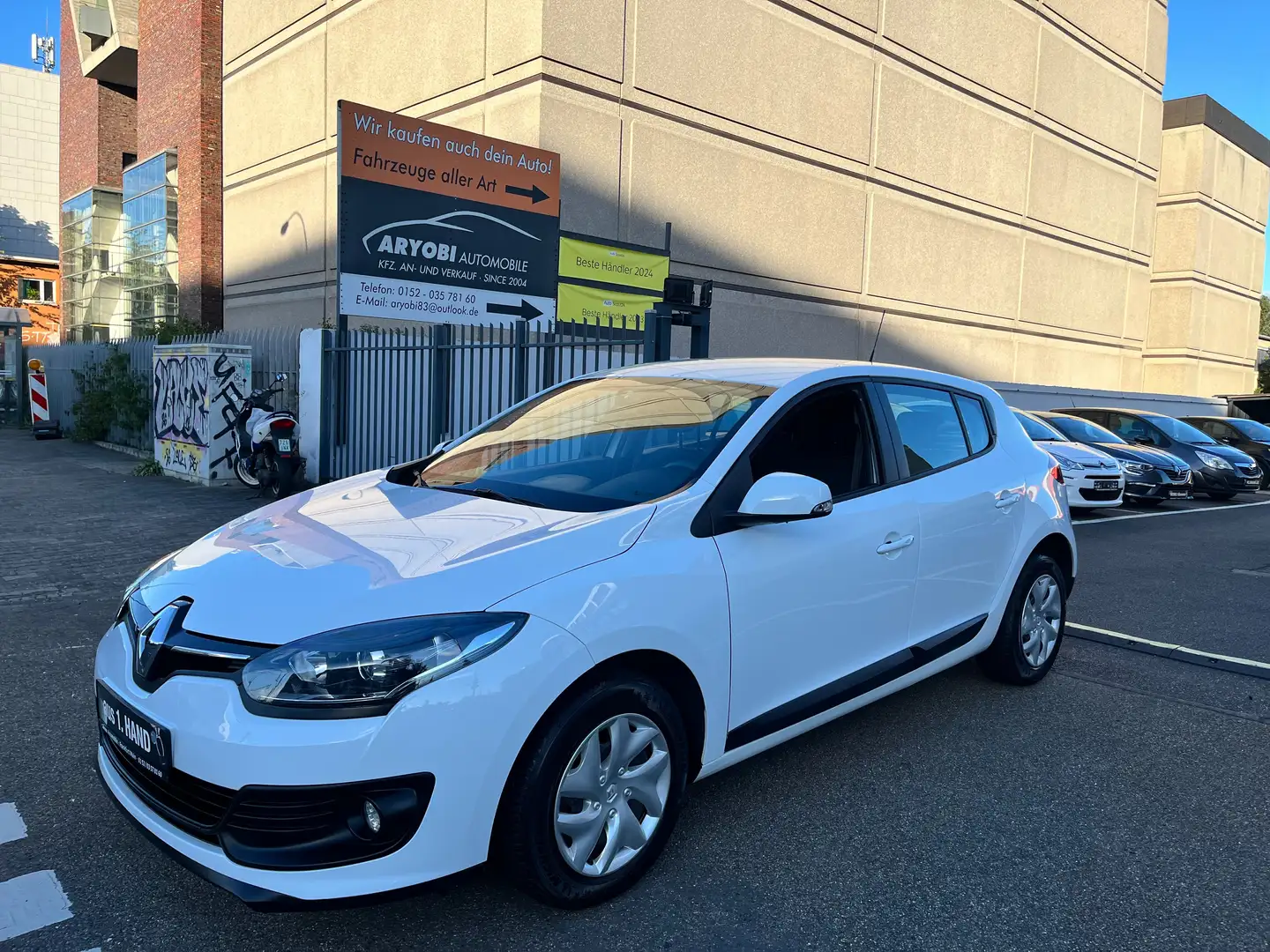 Renault Megane Authentique/ 1Jahr Garantie Incl. Weiß - 1