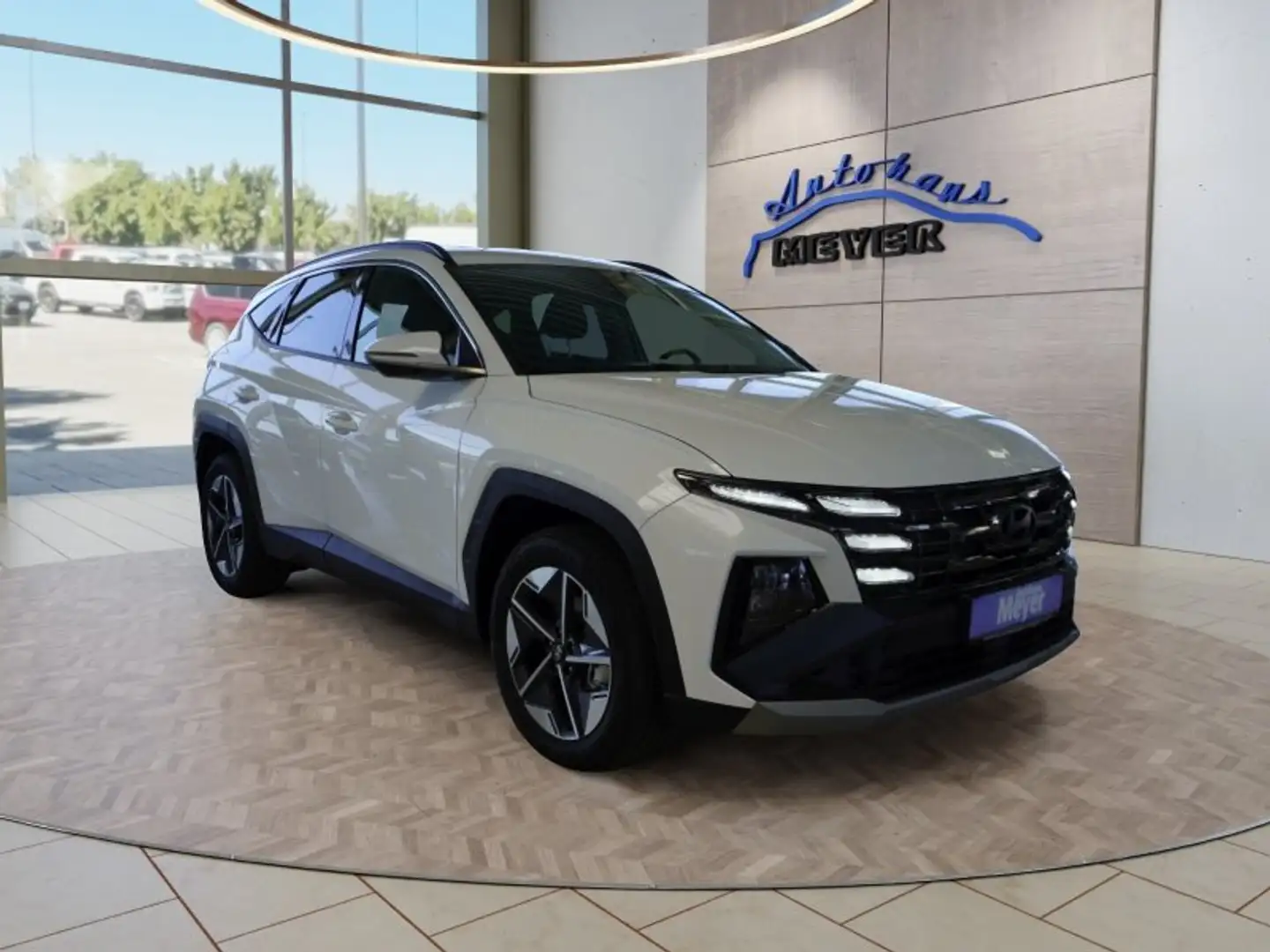 Hyundai TUCSON 1.6 T-GDI 18*Alu/LED/Navi/Keyless/Kamera ** Blanc - 2