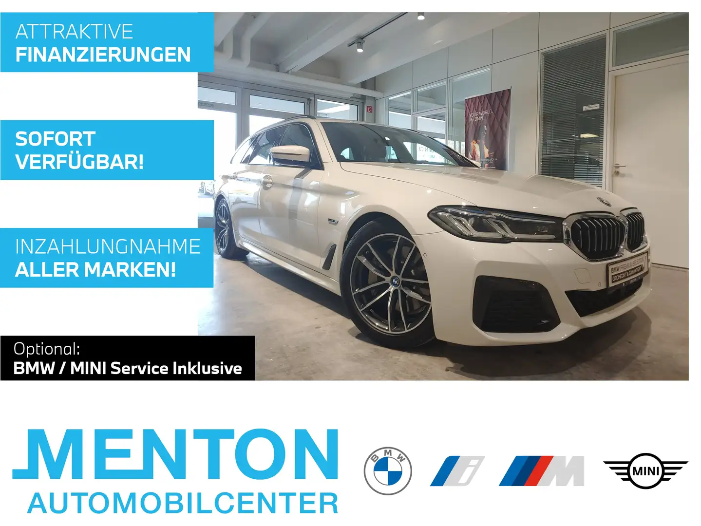 BMW 530 e M-Sportpaket/LCProf./HuD/Laserlicht Weiß - 1